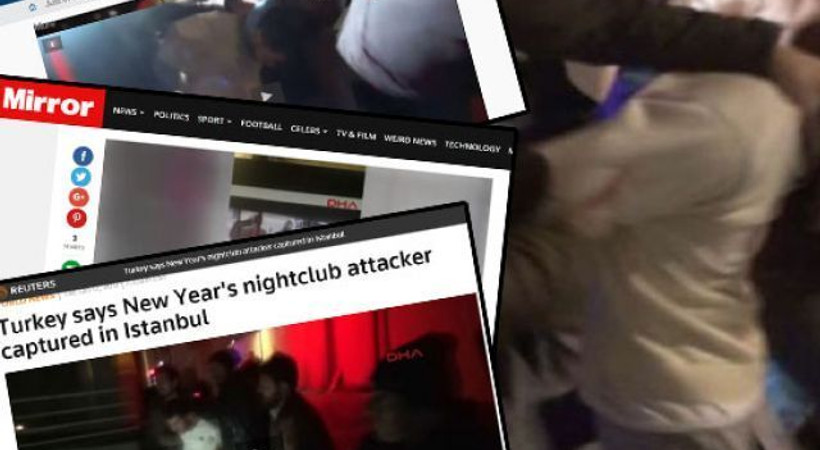 Dünya 'Reina Katliamcısı Yakalandı' haberini hangi haber ajansından öğrendi?
