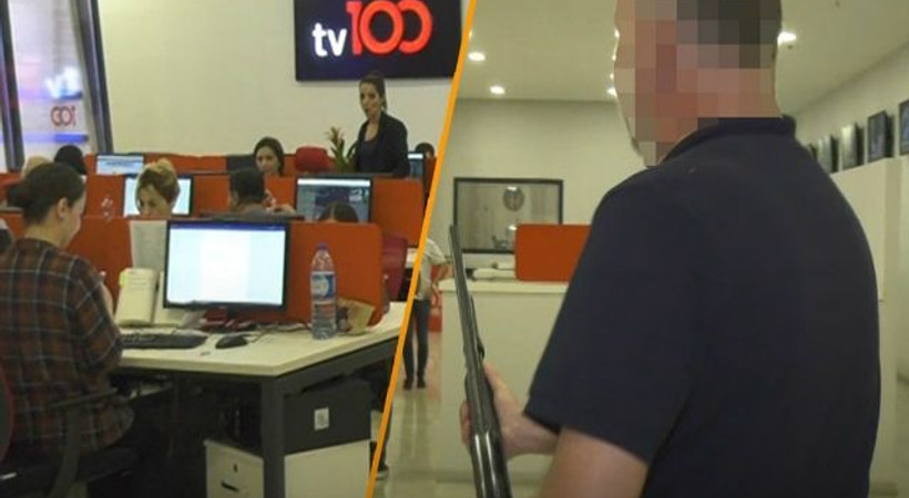 tv100'e pompalı tüfekle gelen muhabir kim?