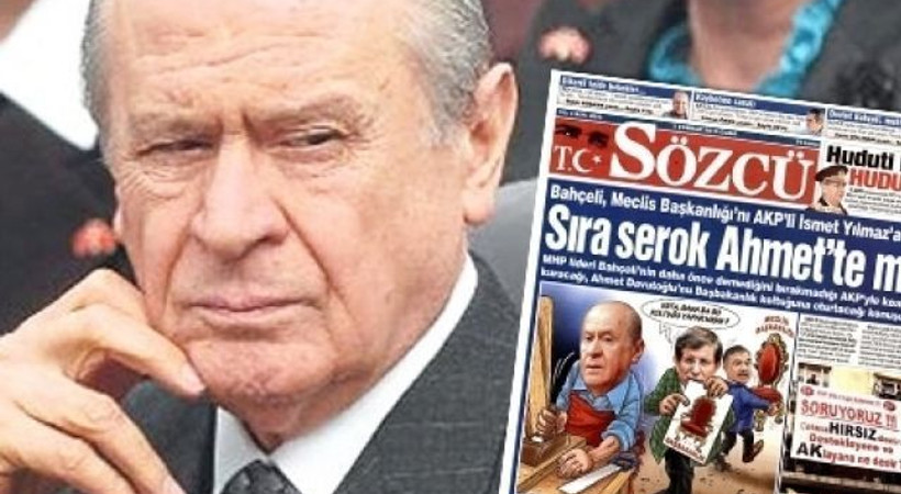 Devlet Bahçeli Twitter'dan bombaladı: Sözcü dikkat etsin!