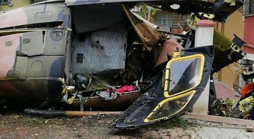 İstanbul'da mahallenin ortasına helikopter düştü: 4 asker şehit oldu!
