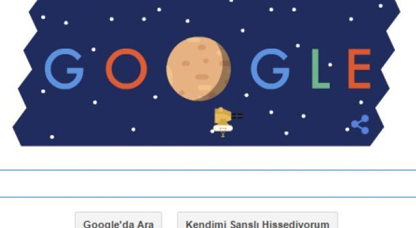 Google'dan Plüton'a özel sayfa