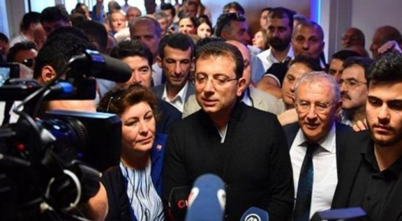 Haber Global İmamoğlu'nun VIP salonu önündeki sözlerini yayınladı