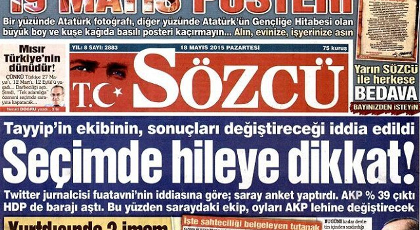 Mizah açılımı Sözcü'yü güldürdü. İşte, tirajlar!