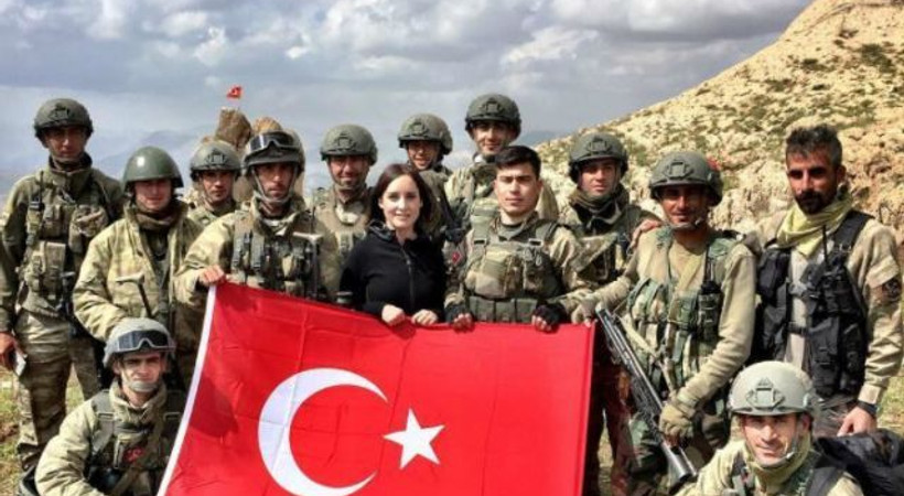 Nazlı Çelik komandolarla Kato Dağı'na çıktı!