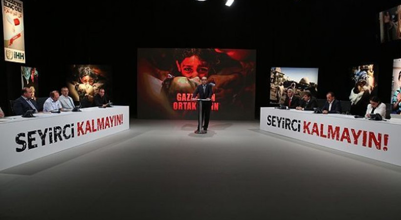 Gazze'ye canlı yayında yardım toplandı