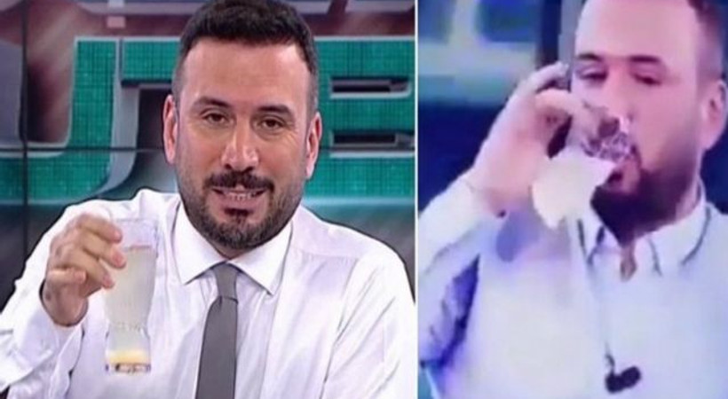 Ertem Şener'den canlı yayında rakı içtiği iddiasına yanıt!