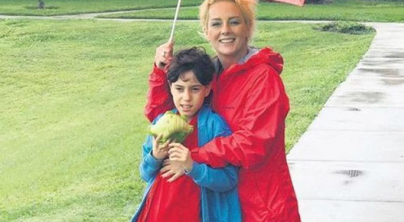 Ünlü spiker Irma dehşetinden kaçıp oğluyla otele sığındı
