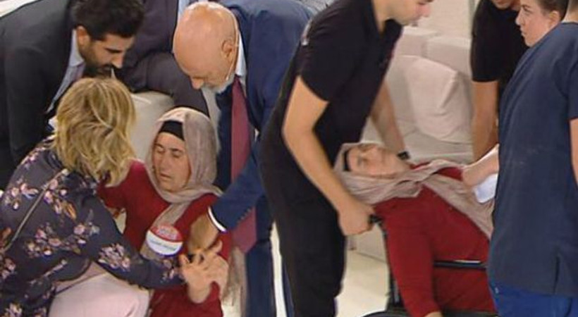Kızı bulununca canlı yayında bayıldı!