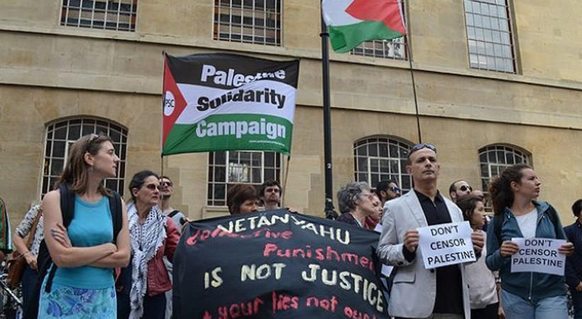 BBC'ye 'taraflı yayın' protestosu