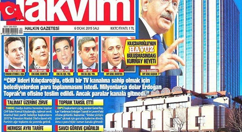 Takvim gazetesine 'lobi' cezası!