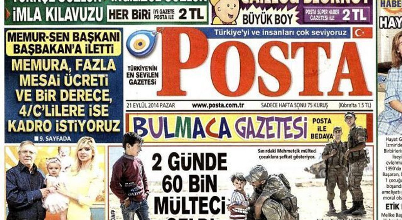 Posta gazetesine yeni yazar