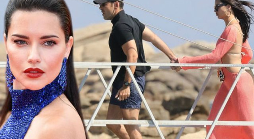 Sevgilisi, Adriana Lima'ya gül yağdırdı!