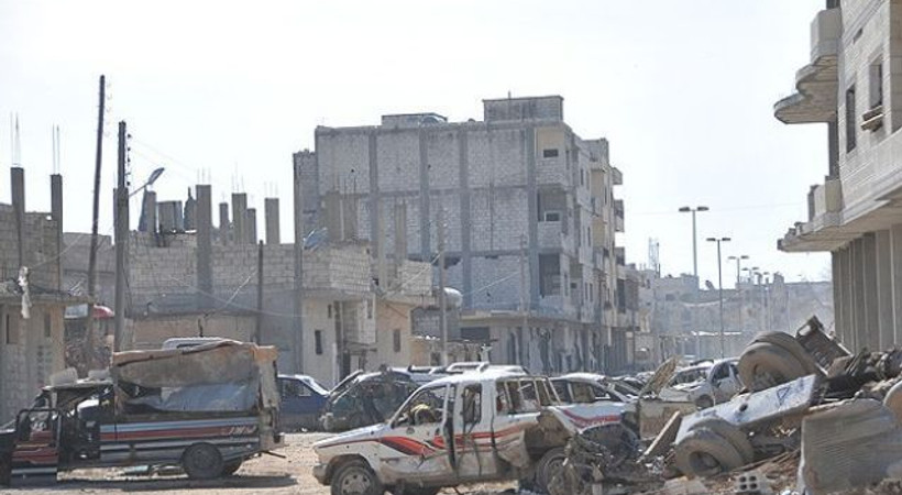 AA kameraları zaferin ardından Kobani'de!