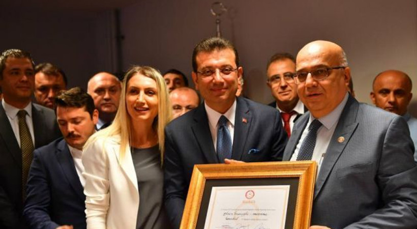 İBB Başkanı Ekrem İmamoğlu mazbatasını aldı!