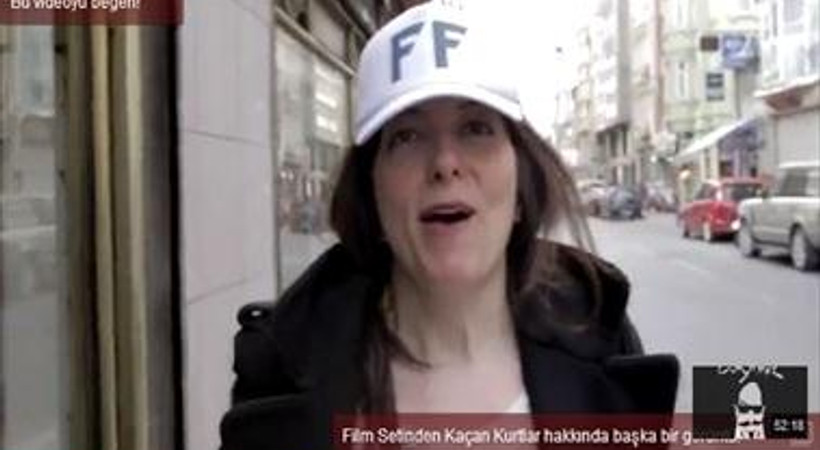 Karaköy'de çekilen internette paylaşılan film gerçek sanılınca...