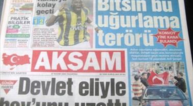 tmsf aksam gazetesi ne de el koydu