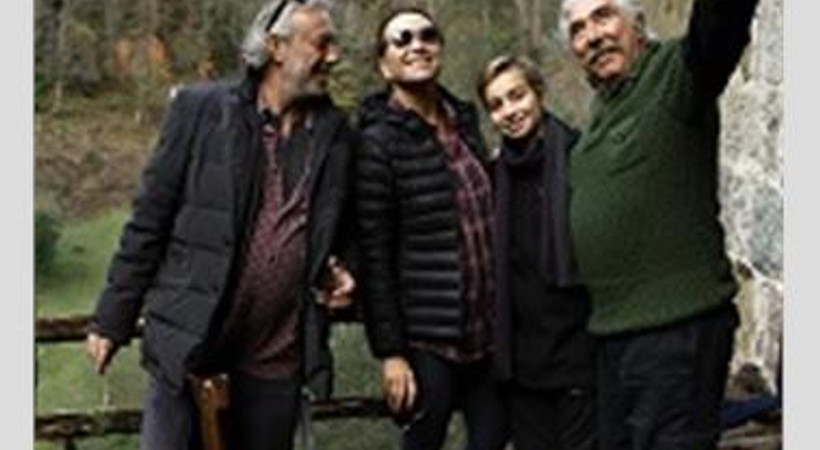 Dizi çekimleri aileyi Çamlıhemşin'de buluşturuyor