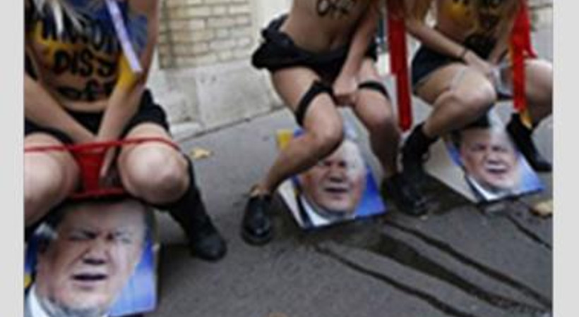 Femen'den görülmemiş eylem