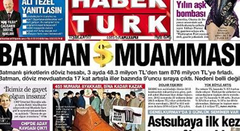 Umur Talu'un yazısı bugün ilk sayfadan anons edildi!