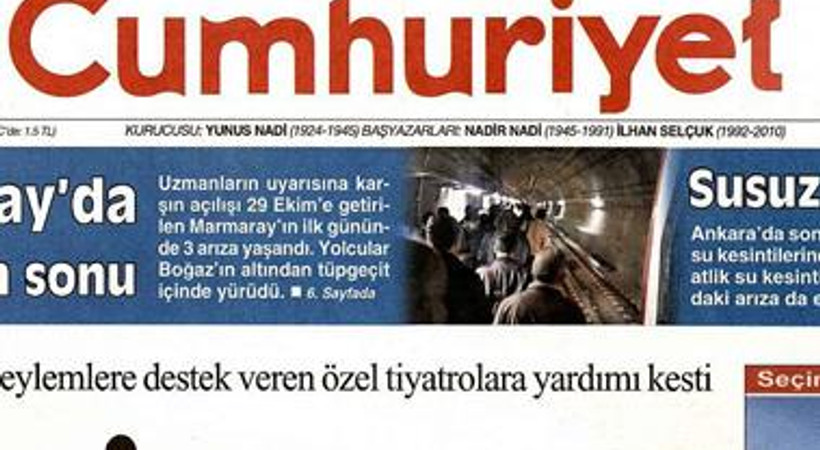 'Seçim show başladı' Cumhuriyet'in karikatürü Başbakan Erdoğan'ı çok kızdıracak!