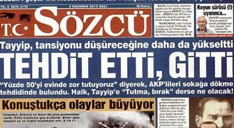Sozcu Gazetesi Hangi Yazari Kadrosuna Katti