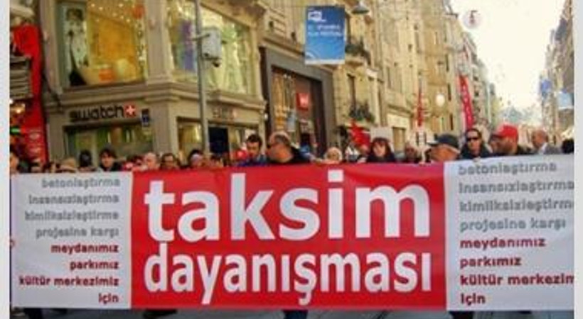 Taksim Dayanışması: Gitmiyoruz, 19.00'da Taksim'de eyleme...