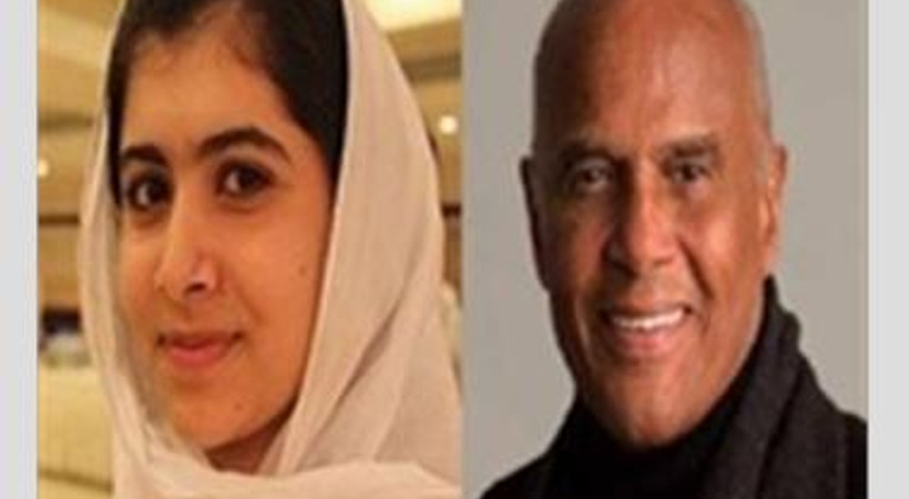 Vicdan Elçisi Ödülü Yusufzay ve Belafonte’ye