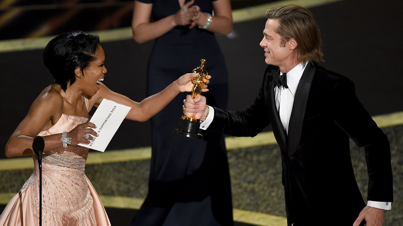 Brad Pitt, siyasi içerikli bir konuşma yaptı.