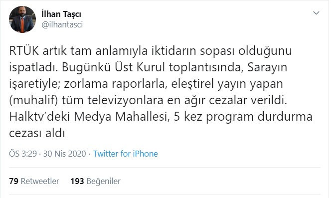 RTÜK'ten Halk TV'ye 5 kez yayın durdurma cezası - Resim : 2