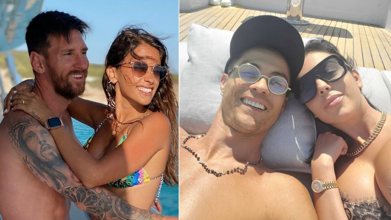 Ronaldo'nun sevgilisi Georgina Rodriguez'den Messi'nin paylaşımına yorum