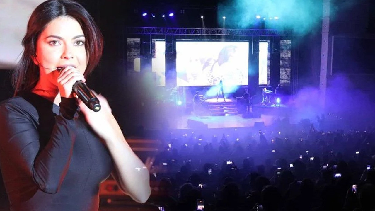 Kayseri'ye gelen şarkıcı Inna, verdiği konserle sevenlerini coşturdu
