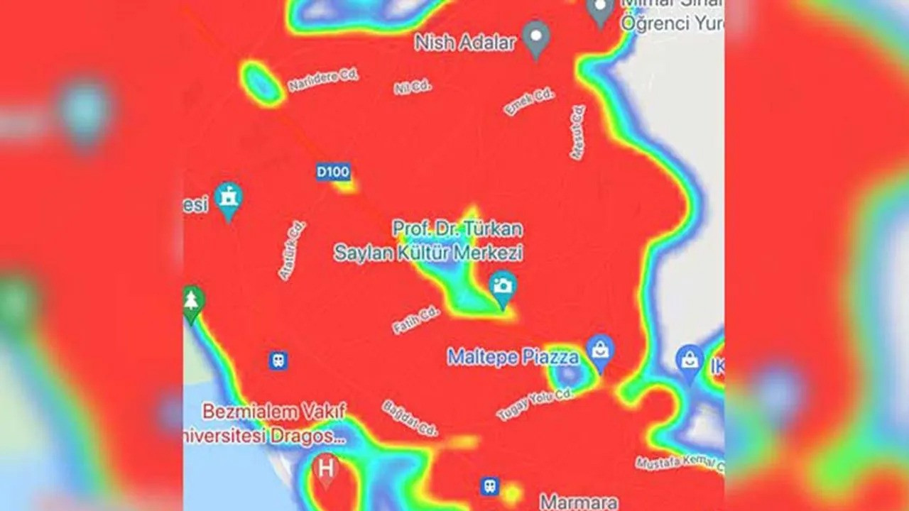 İstanbul kızardı! Vaka patlaması İstanbul'un ilçe haritalarına böyle yansıdı