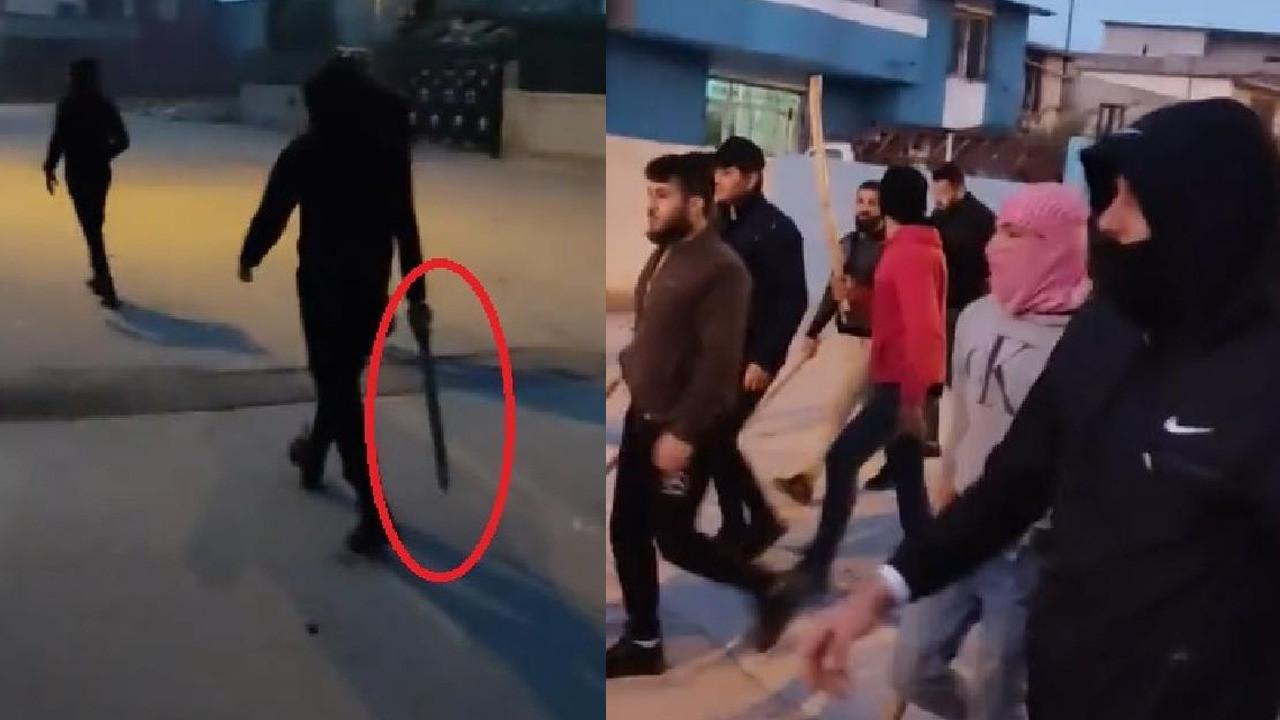 Adana'da korkunç görüntüler... Suriyeliler döner bıçakları ve sopalarla sokağa çıktı. Video sosyal medyada yayılınca polisten operasyon geldi